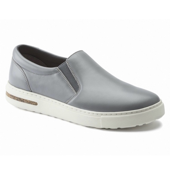 NEW BIRKENSTOCK Oswego Gray Leather, Size 7 - 7.5 / 38 - Picture 4 of 6